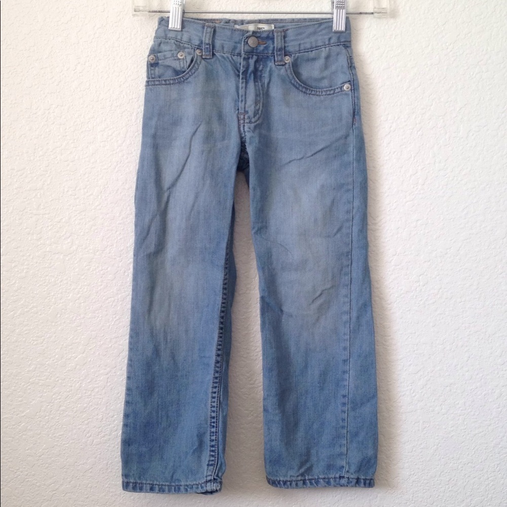 FINAL MARKDOWN Boy's Levi's 505 Elastic Sides Blue Jeans 6